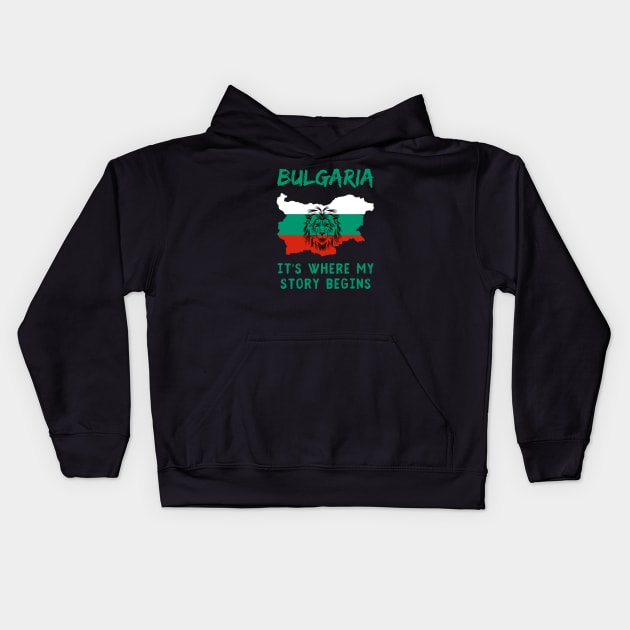 Bulgarian Kids Hoodie by footballomatic